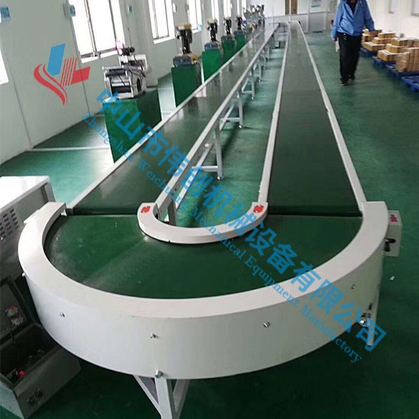 180度轉(zhuǎn)彎皮帶線